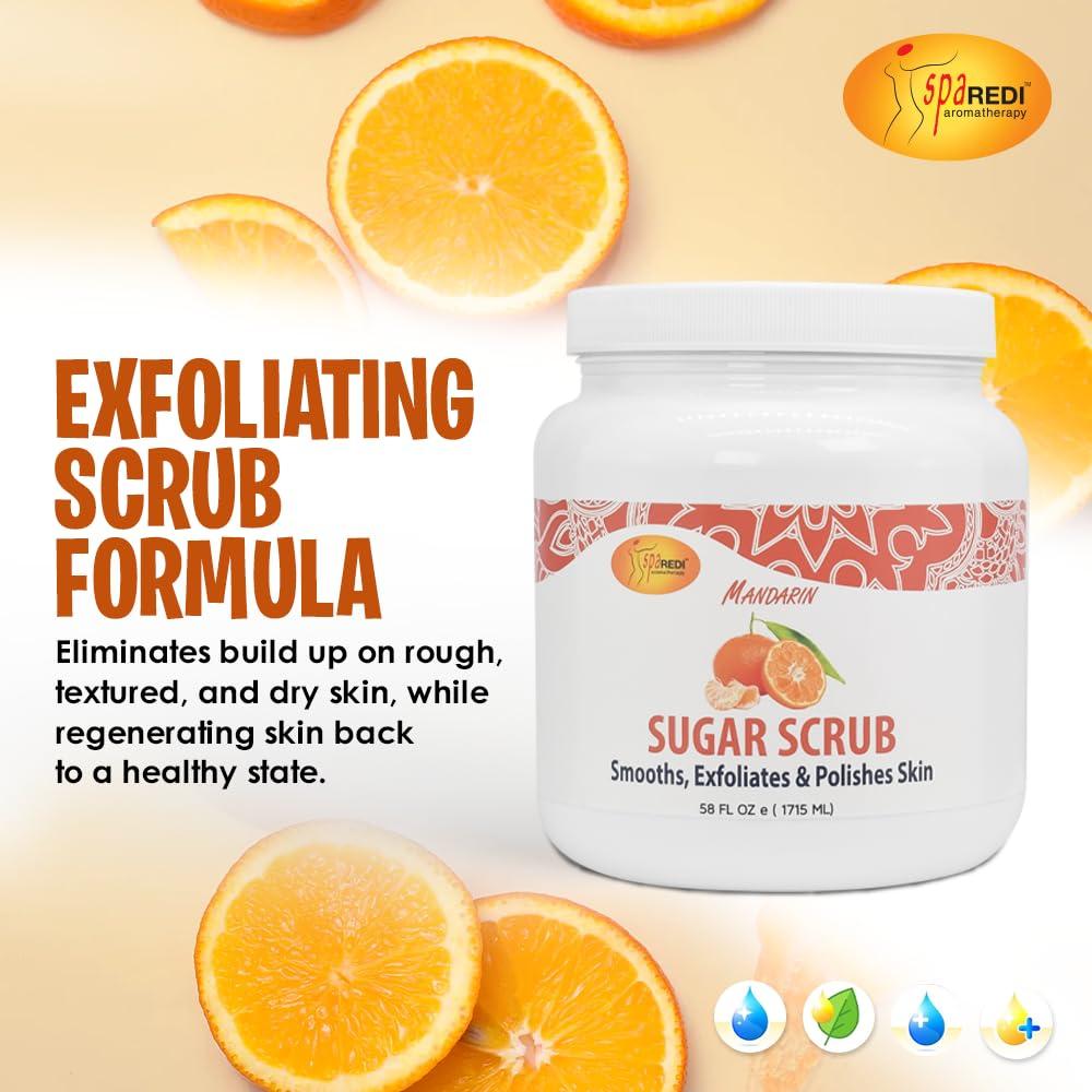 Exfoliante Corporal SPA REDI de Azúcar Mandarina 1640 g