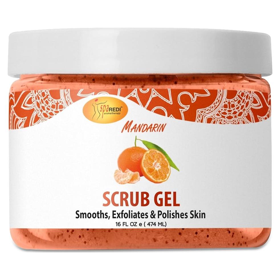 Gel Exfoliante de Pómez SPA REDI 453.6 g Mandarina Ácido Hialurónico