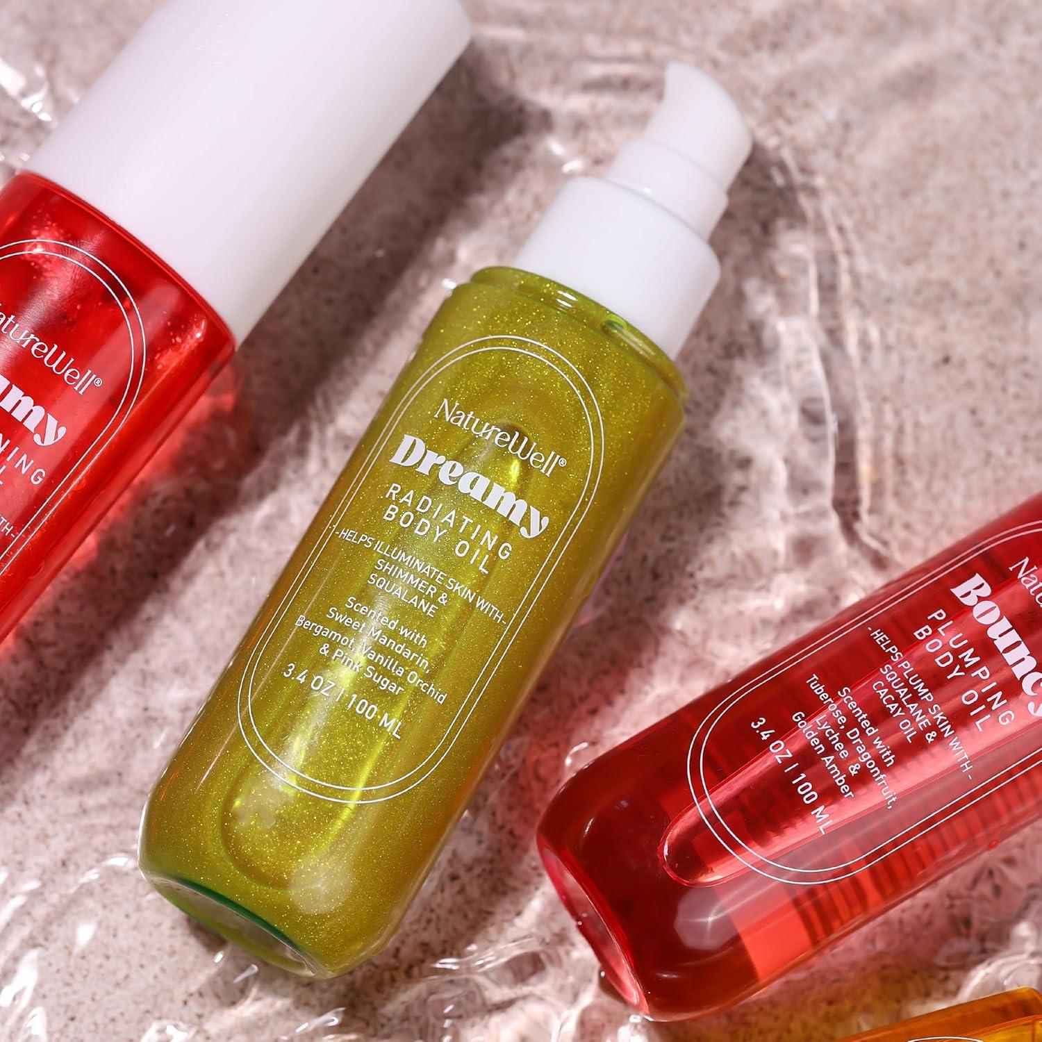 Aceite Corporal Radiante Nature Well 132.49 g - Hidratación y Brillo