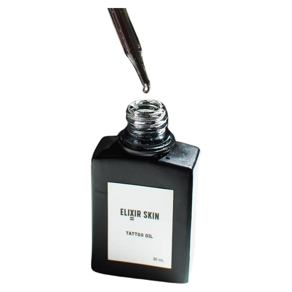 Aceite para Tatuajes Orgánico Elixir Skin 100ml - Hidratante Vegano