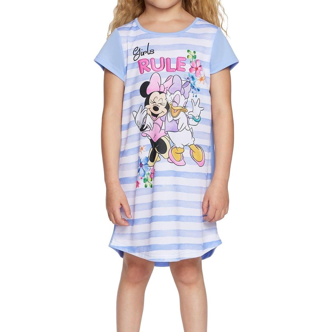 Pijamas de Noche Disney para Niñas 3 Piezas Talla 2-8