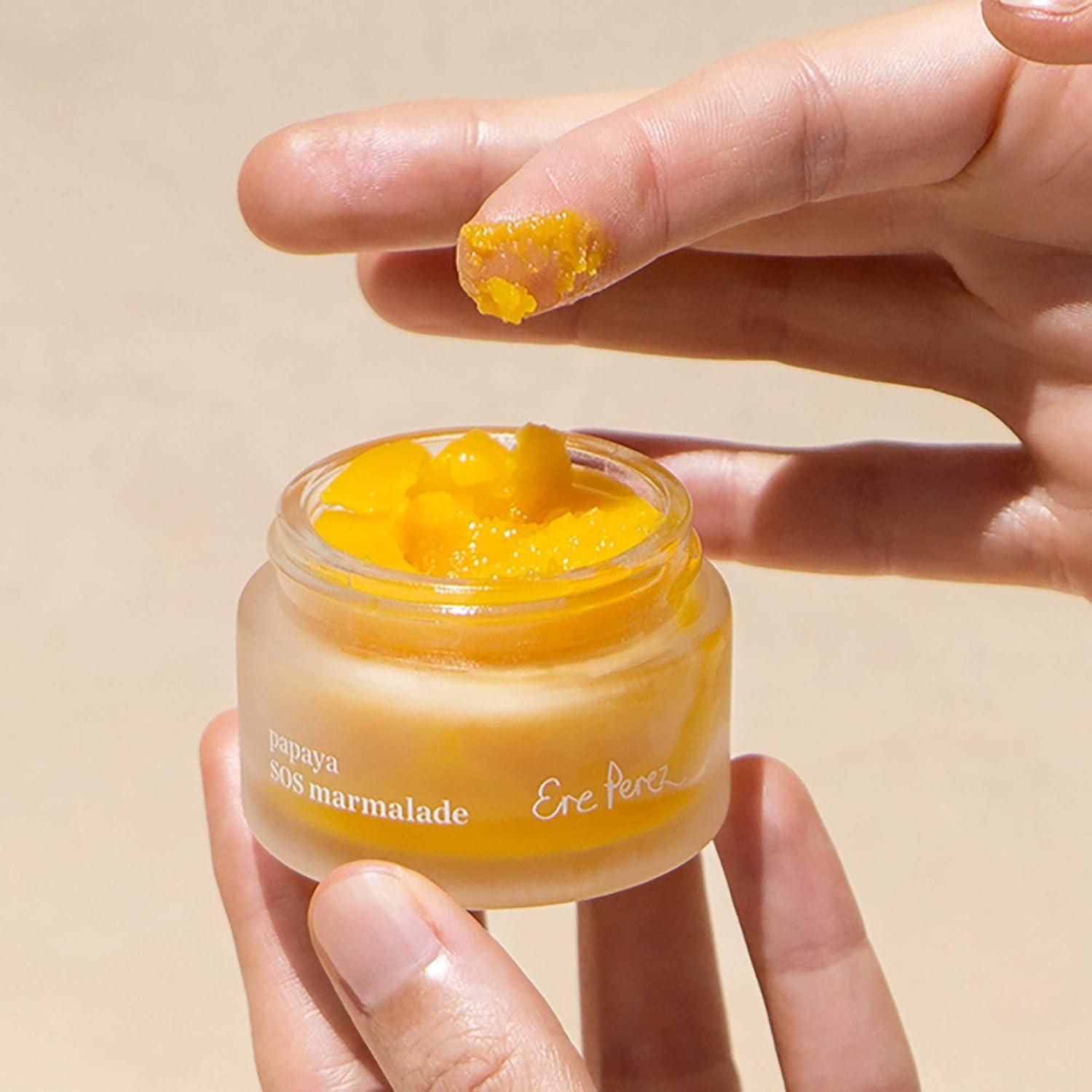 Mermelada SOS Natural de Papaya Ere Perez 30g - Hidratante Vegano