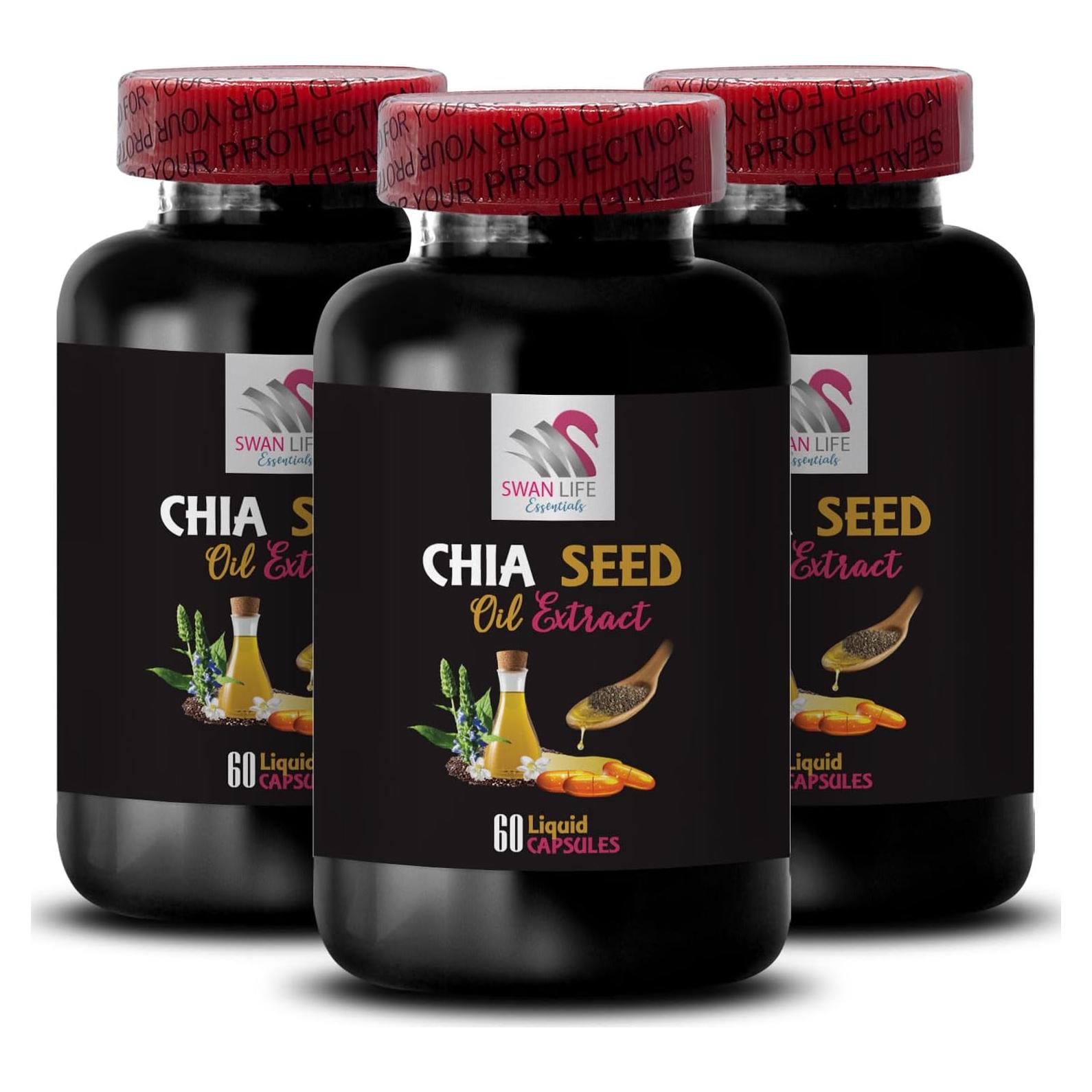 Extracto de Aceite de Semilla de Chía SWAN LIFE 180 Cápsulas