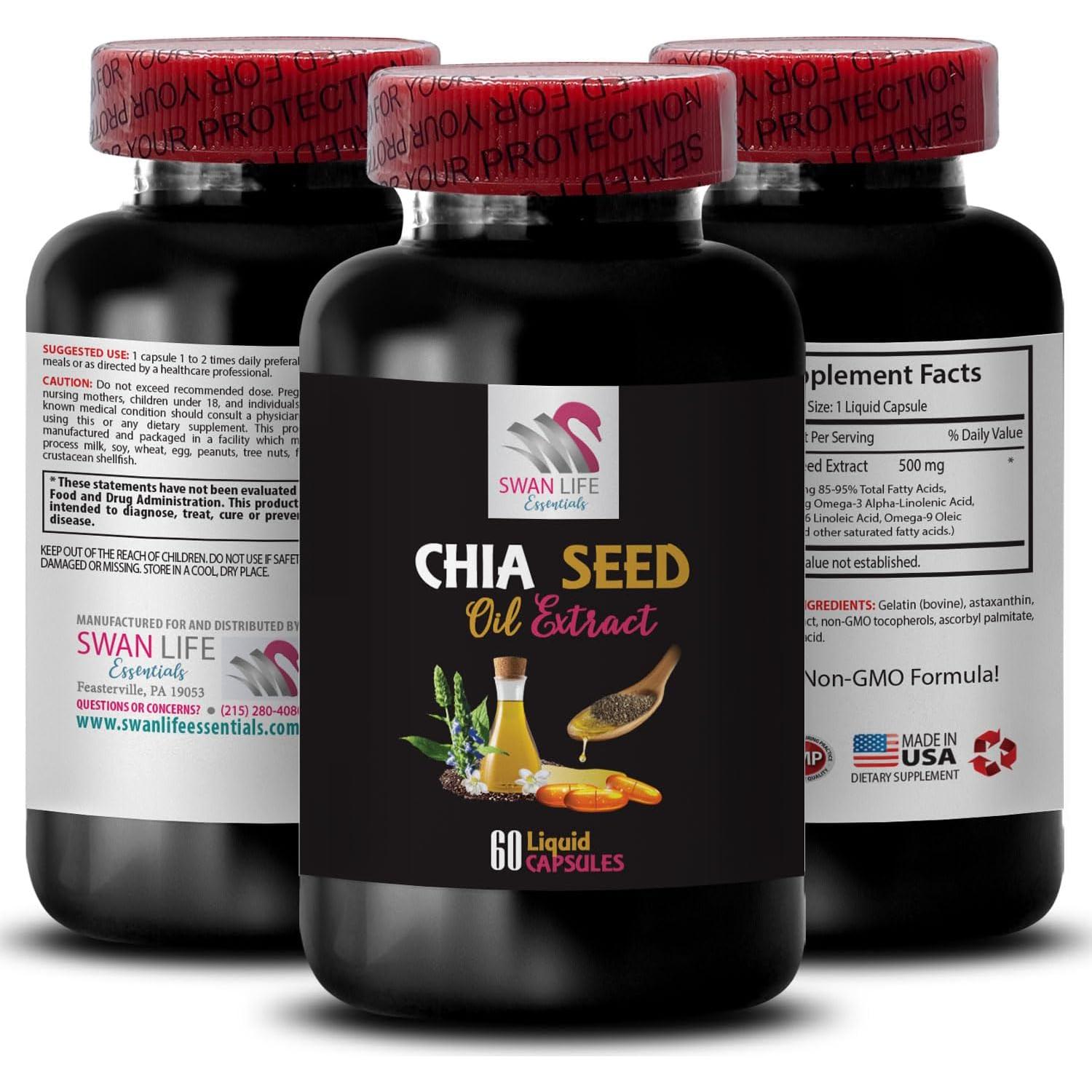 Aceite Hidratante de Semilla de Chía SWAN LIFE 120 Cápsulas