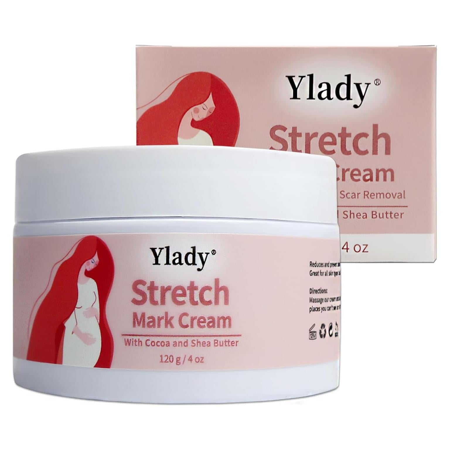 Crema para Estrías 120g Loción Hidratante Embarazo Cacao Karité