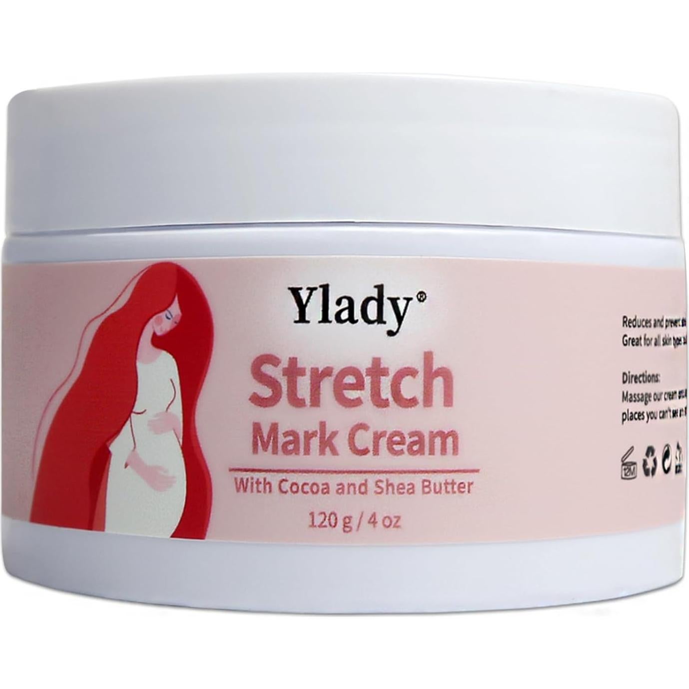 Crema para Estrías 120g Loción Hidratante Embarazo Cacao Karité