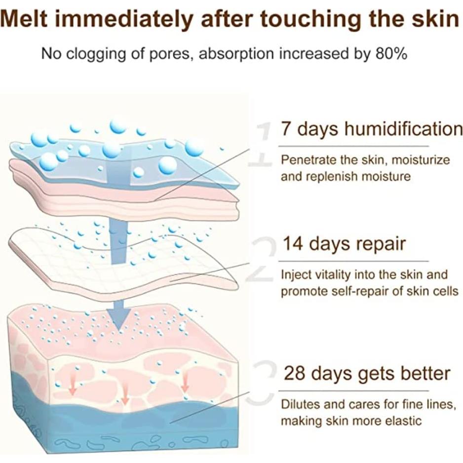 Crema para Estrías 120g Loción Hidratante Embarazo Cacao Karité