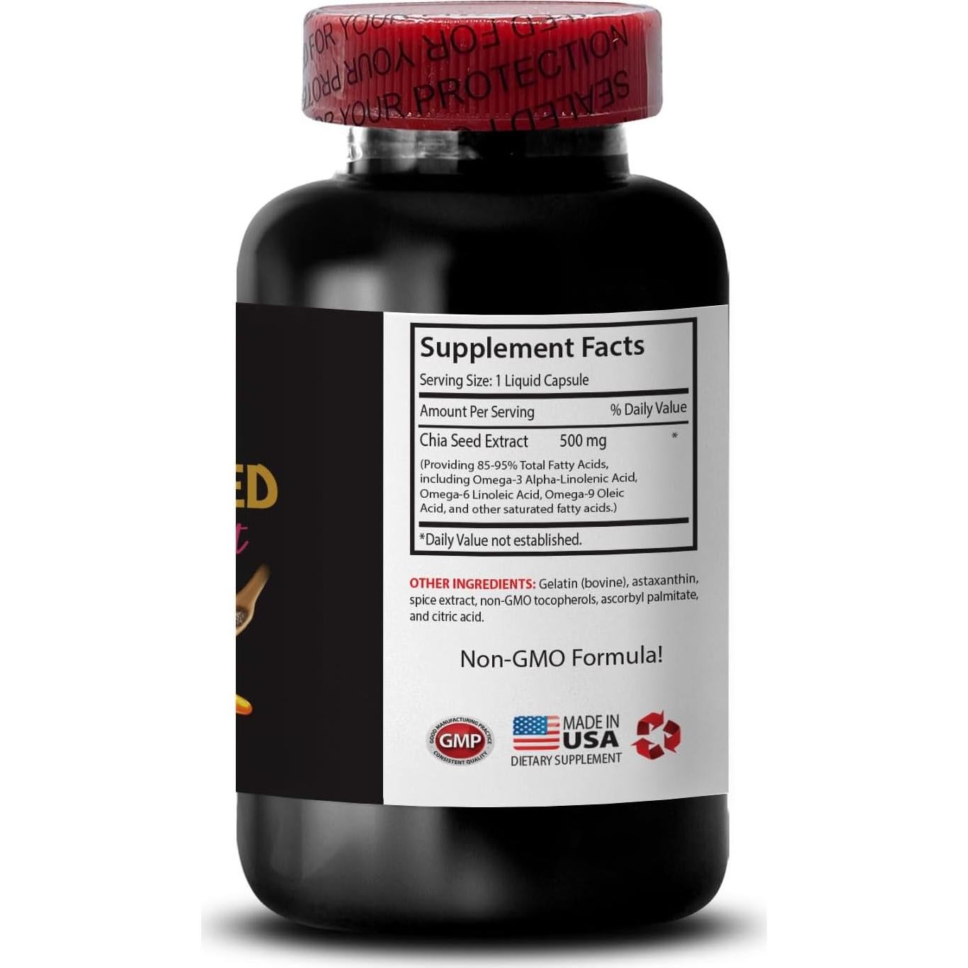 Suero Hidratante de Aceite de Semilla de Chía - 120 Cápsulas