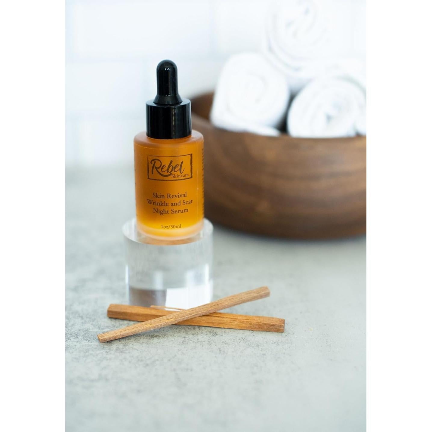 Suero Revitalizante Nocturno Rebel Skincare 30ml para Arrugas