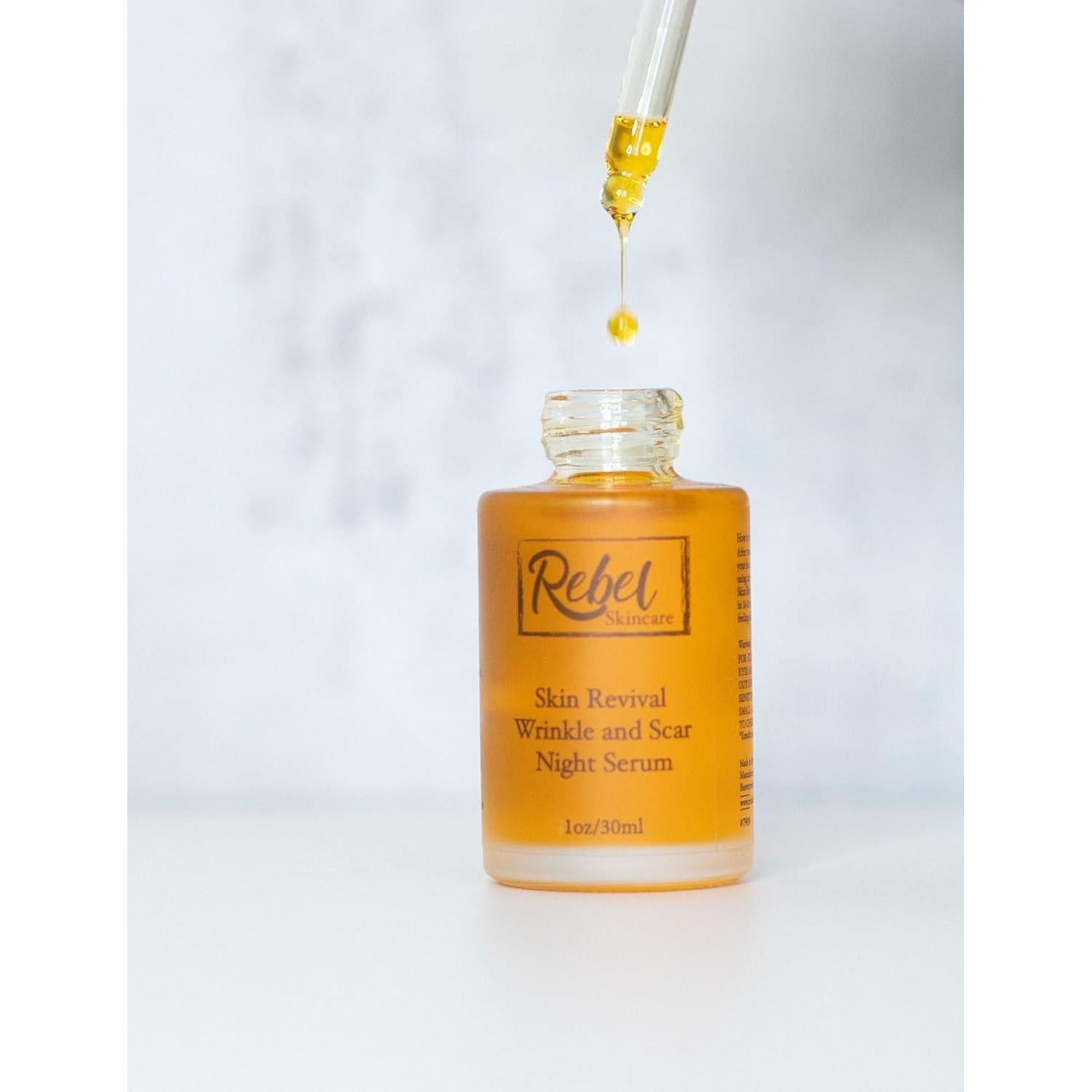 Suero Revitalizante Nocturno Rebel Skincare 30ml para Arrugas