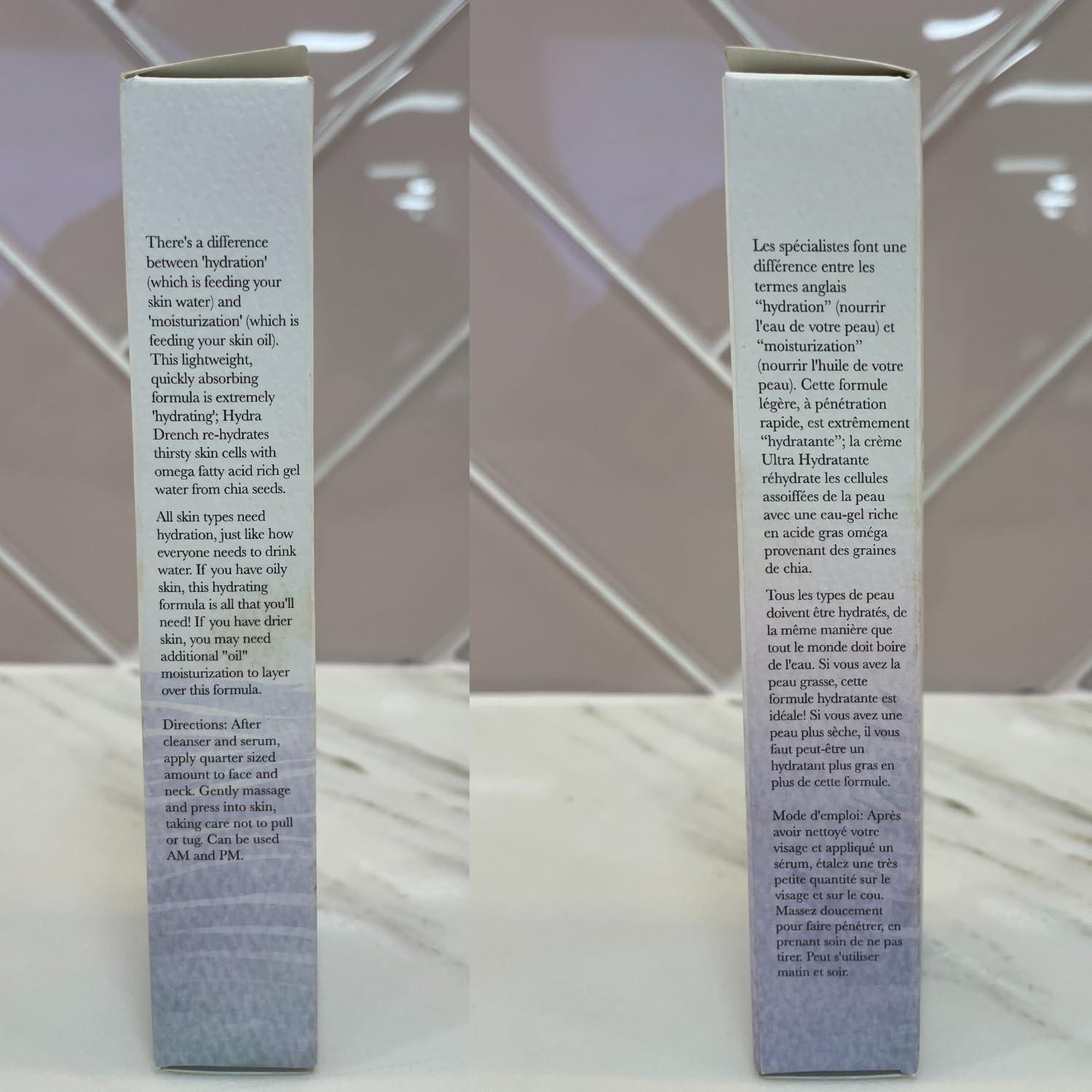 Crema Hidratante Facial 100% PURO Hydra Drench 50g