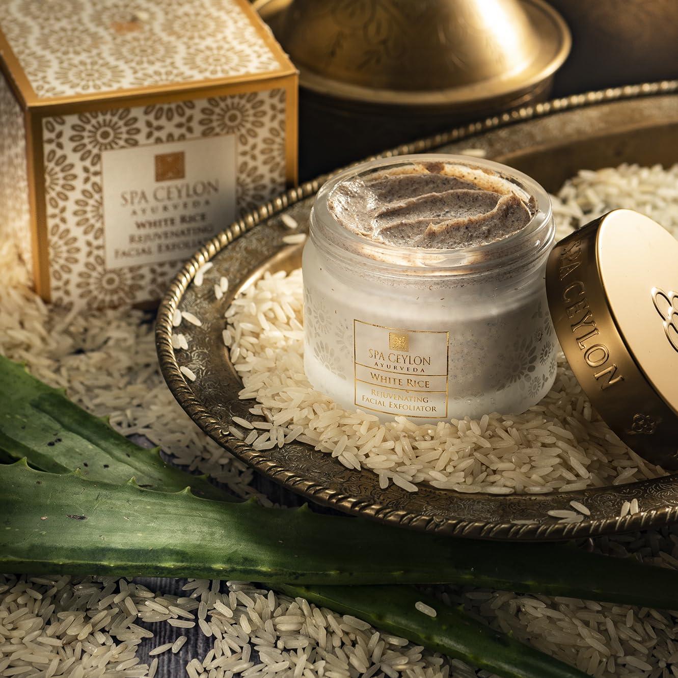 Exfoliante Facial SPA CEYLON de Arroz Blanco 100 g - Suave y Hidratante