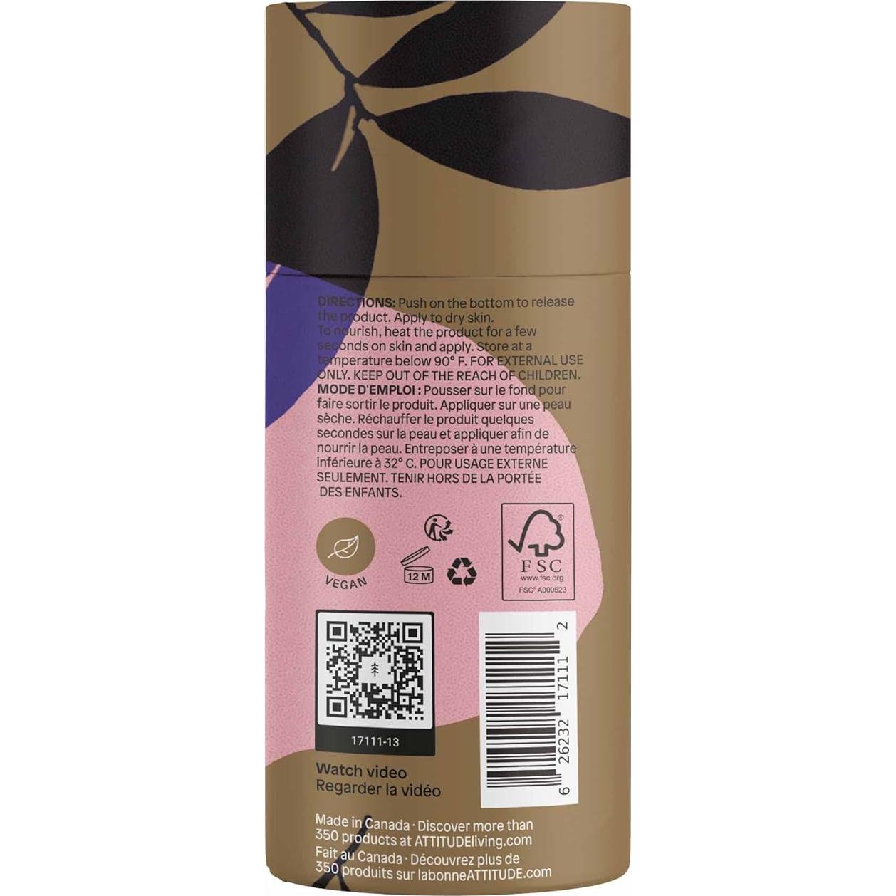 Aceite Corporal Seco ATTITUDE 85g - Natural, Vegano, Sándalo