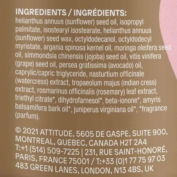Aceite Corporal Seco ATTITUDE 85g - Natural, Vegano, Sándalo