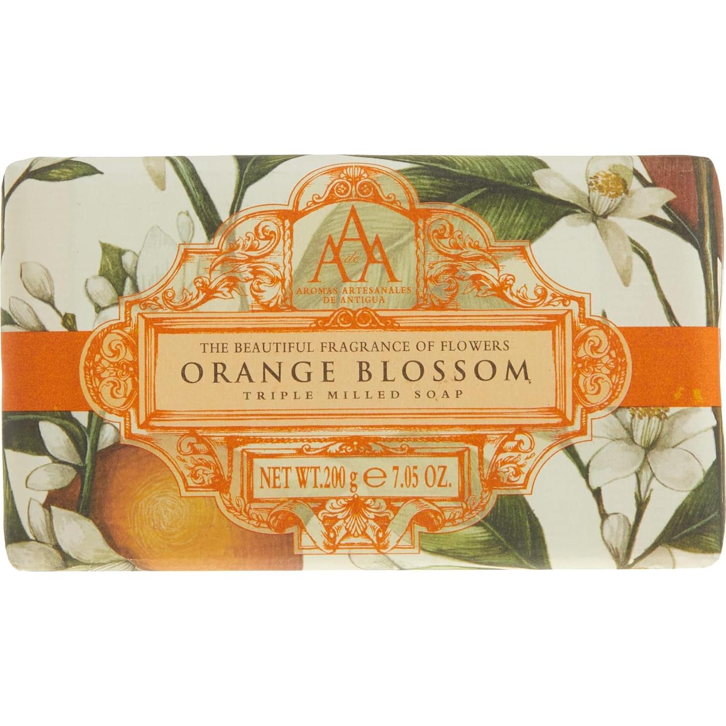 Jabón de Lujo Triple Milled AAA Floral - Flor de Naranja 200g