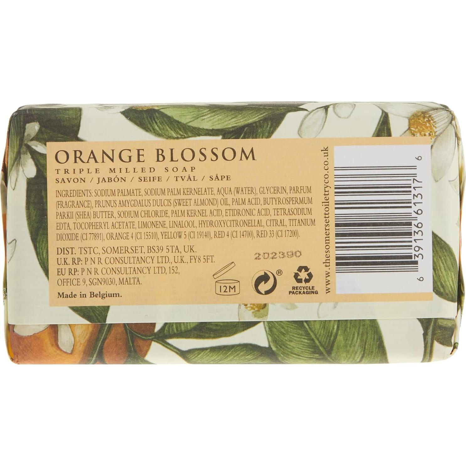 Jabón de Lujo Triple Milled AAA Floral - Flor de Naranja 200g