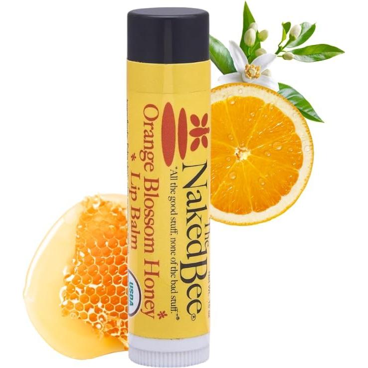 Bálsamo Labial Naked Bee Miel de Flor de Naranja 4.25g