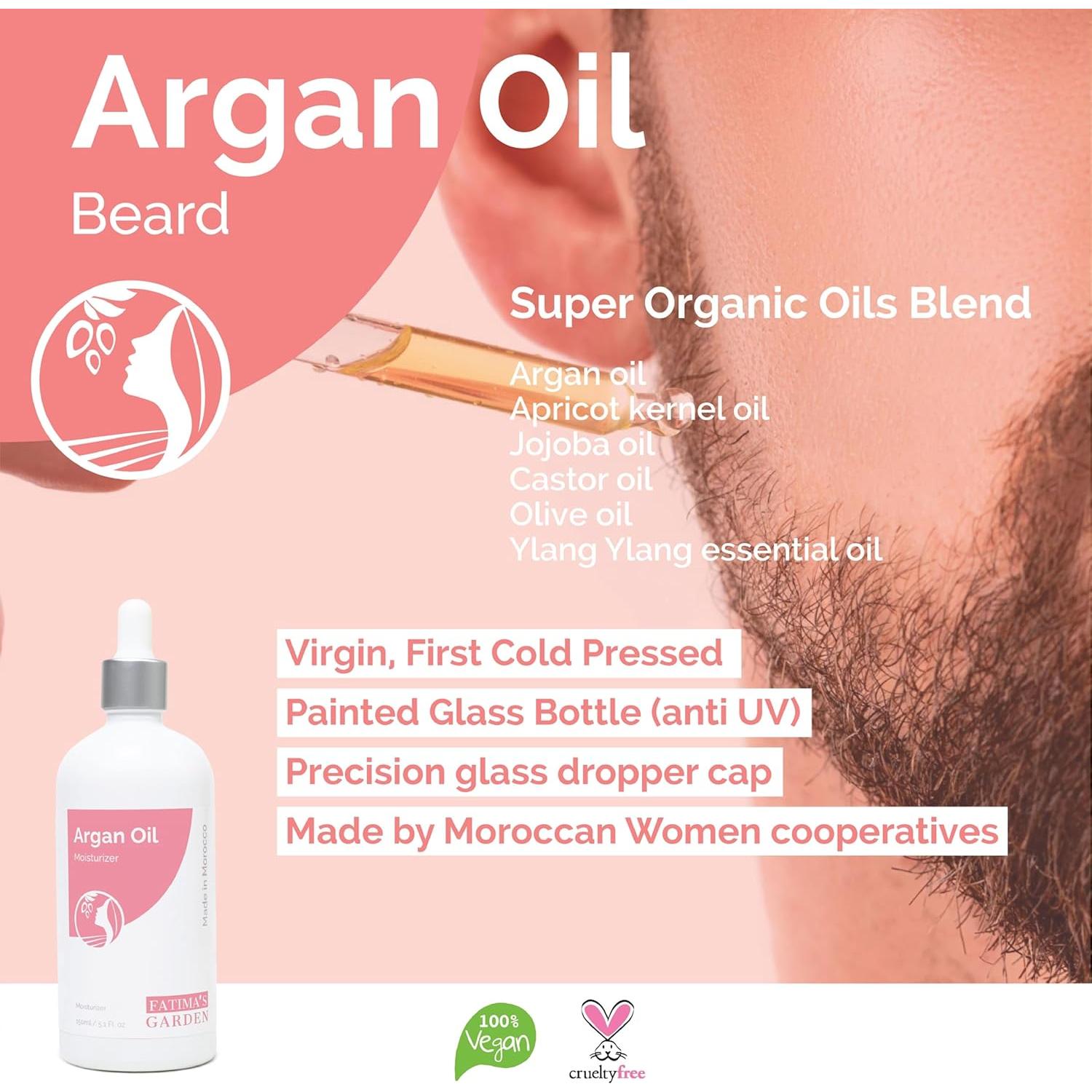 Aceite para Barba Jardín de Fátima 100ml - Orgánico Hidratante