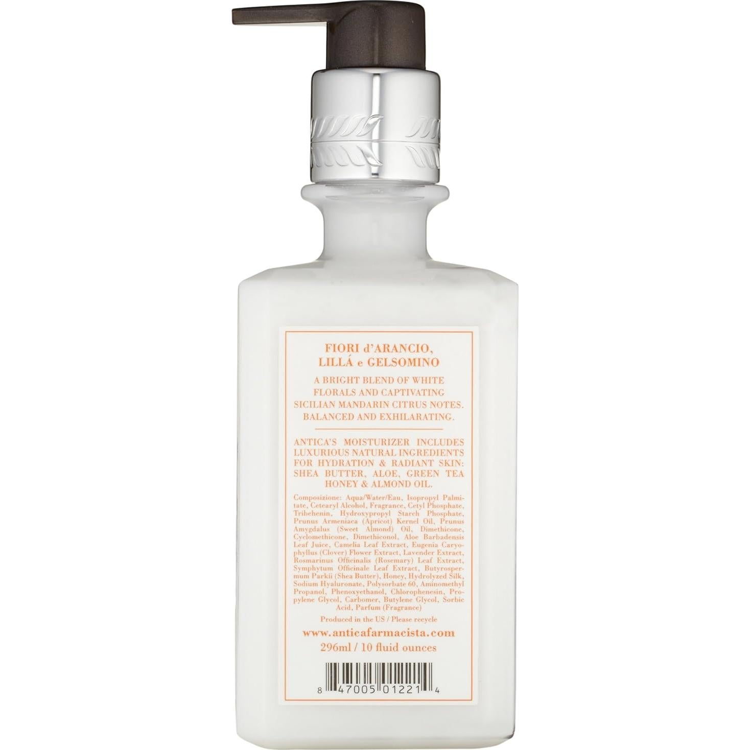 Antica Farmacista Loción Hidratante Corporal 295 ml - Flor de Naranjo, Lila y Jazmín
