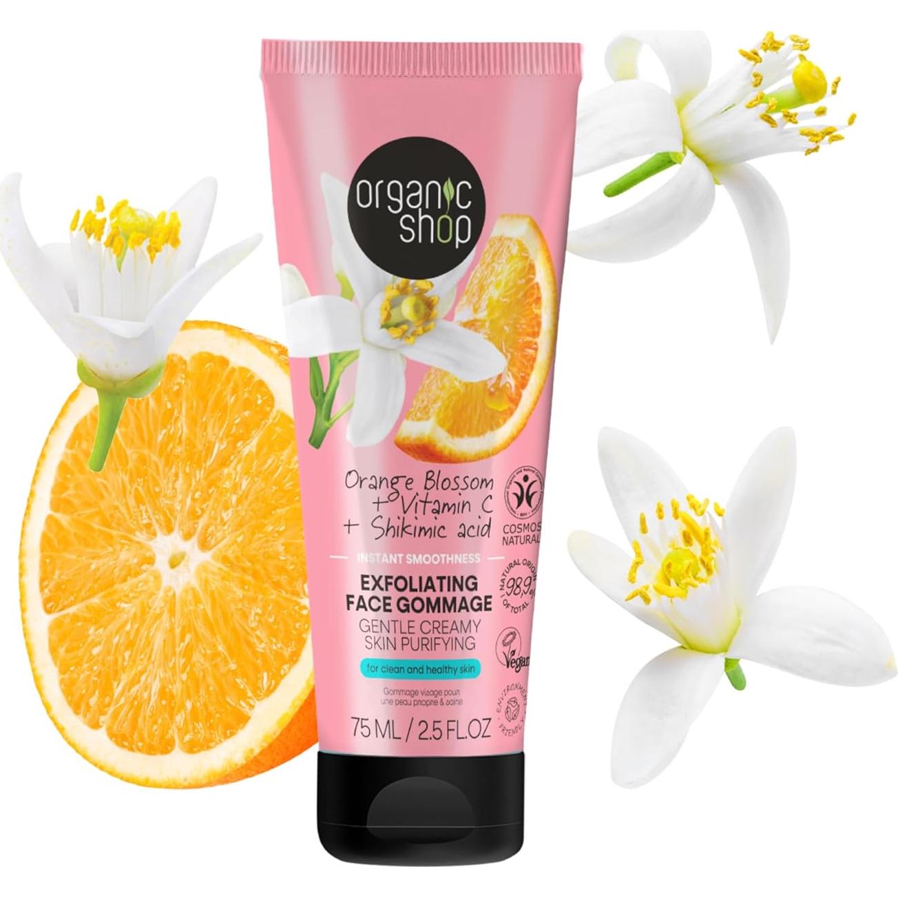 Gommage Exfoliante Flor de Naranja Organic Shop 75 ml