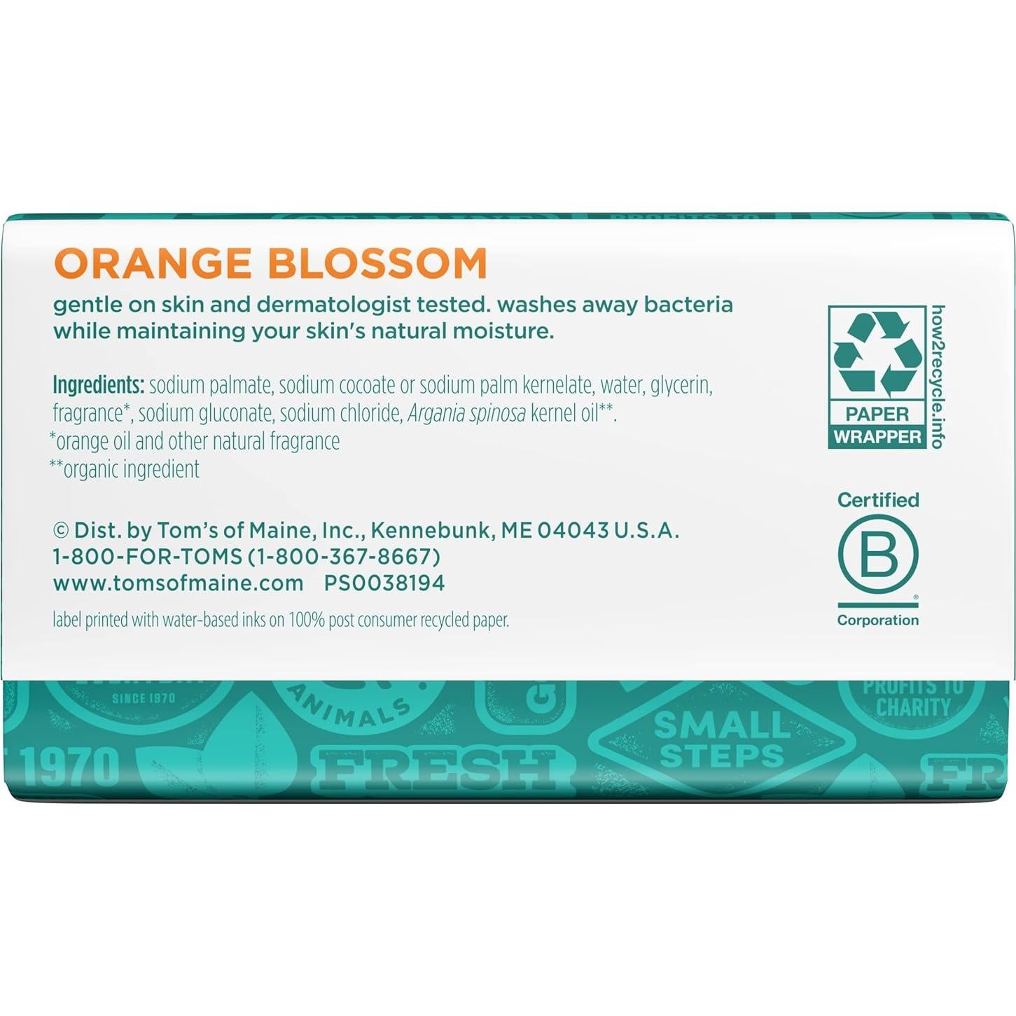 Jabón Natural Tom's of Maine 141.75 g Flor de Naranja