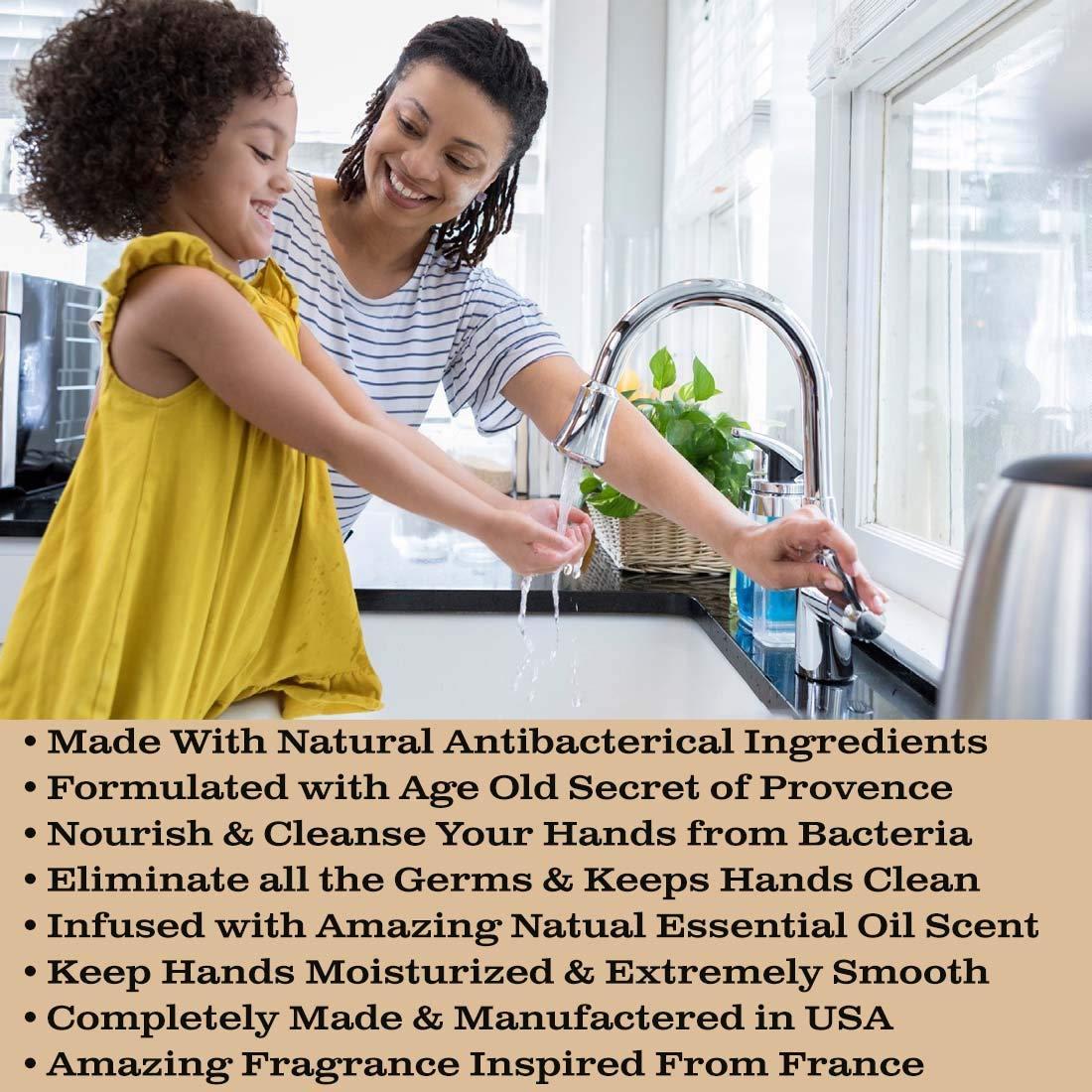 Jabón Antibacteriano Líquido Olivia Care 549 ml - Salvia y Árbol de Té