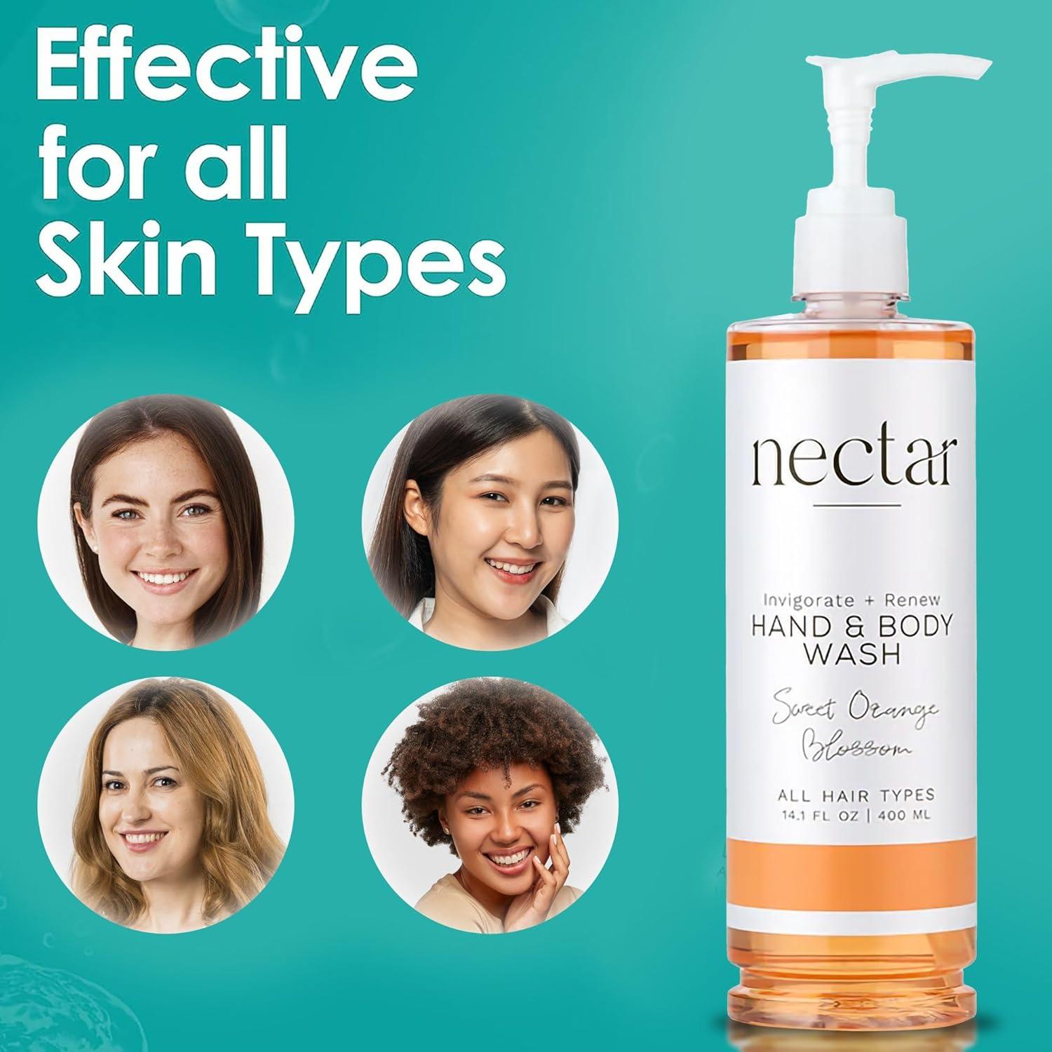 Jabón de manos y cuerpo Nectar 400 ml - Botella de bomba