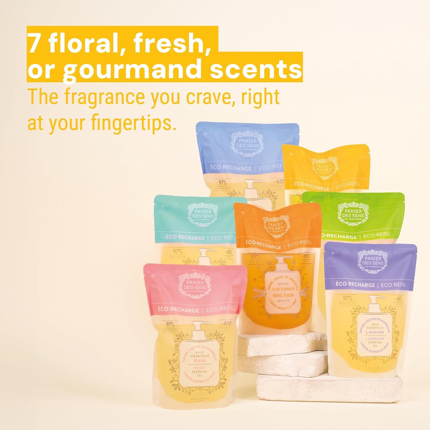 Recarga Jabón de Manos Espumoso Panier des Sens 1000 ml - Flor de Naranjo