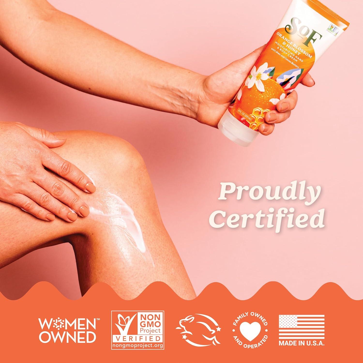 Crema Hidratante SoF 236.6 ml - Manteca de Karité y Cacao Orgánico