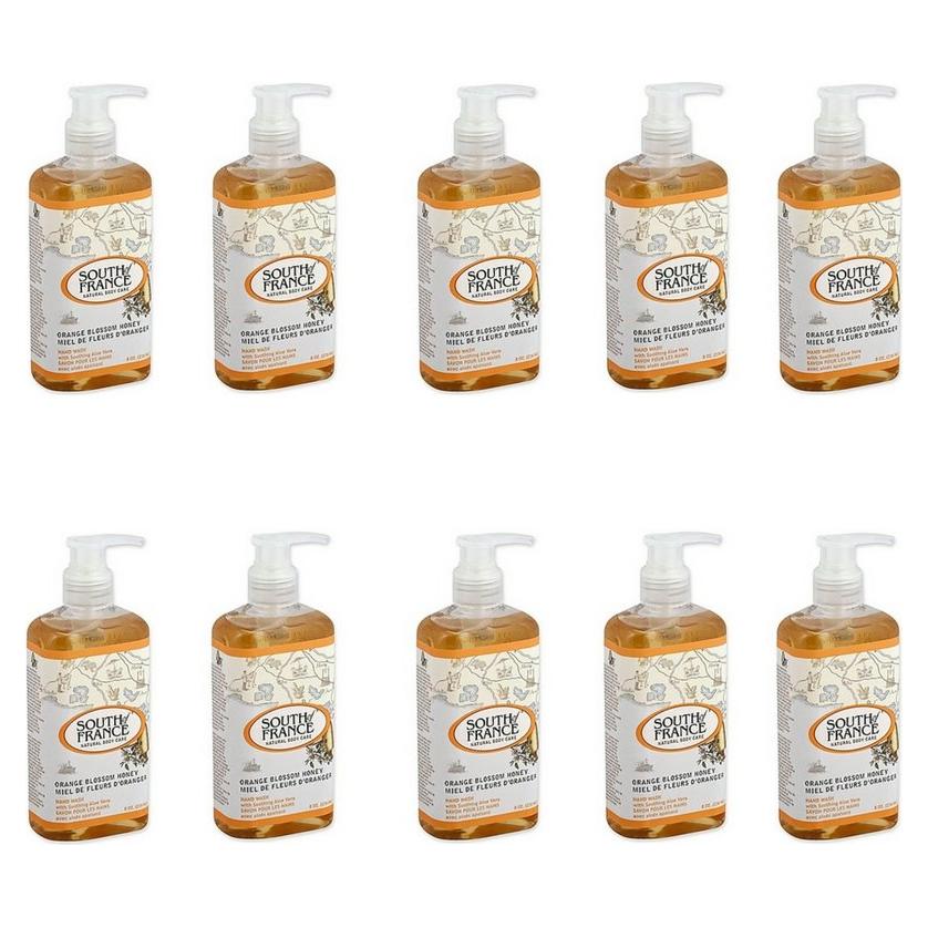 Jabón Líquido Sur de Francia Miel de Flor de Naranjo 240ml (10 paquetes)