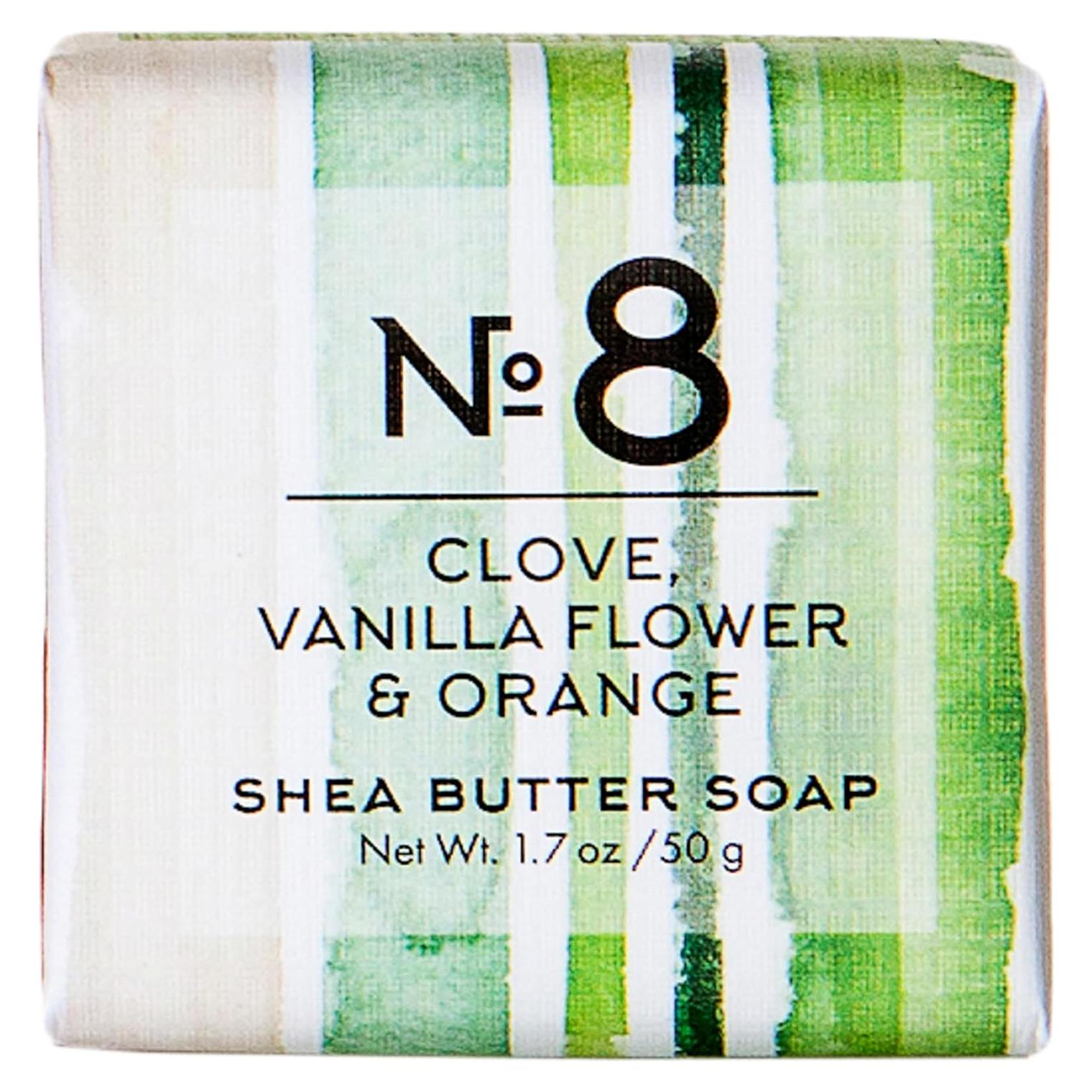 Jabón Italiano de Viaje Via Mercato 50g Clavo Vainilla Naranja