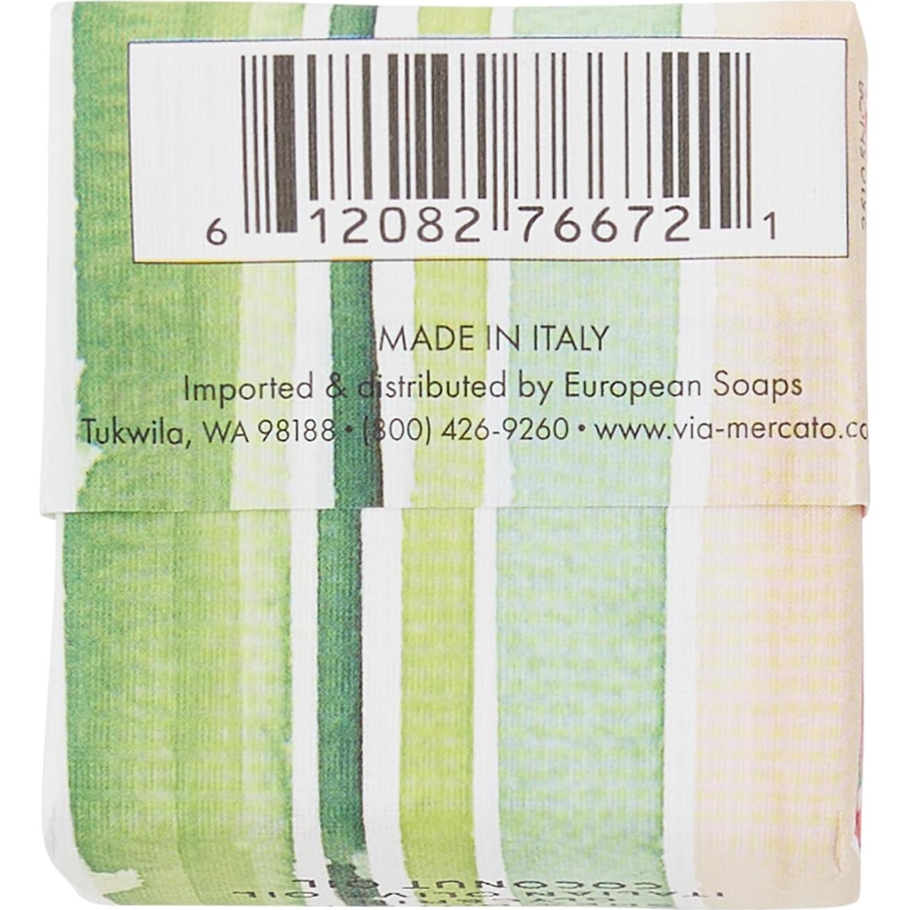 Jabón Italiano de Viaje Via Mercato 50g Clavo Vainilla Naranja