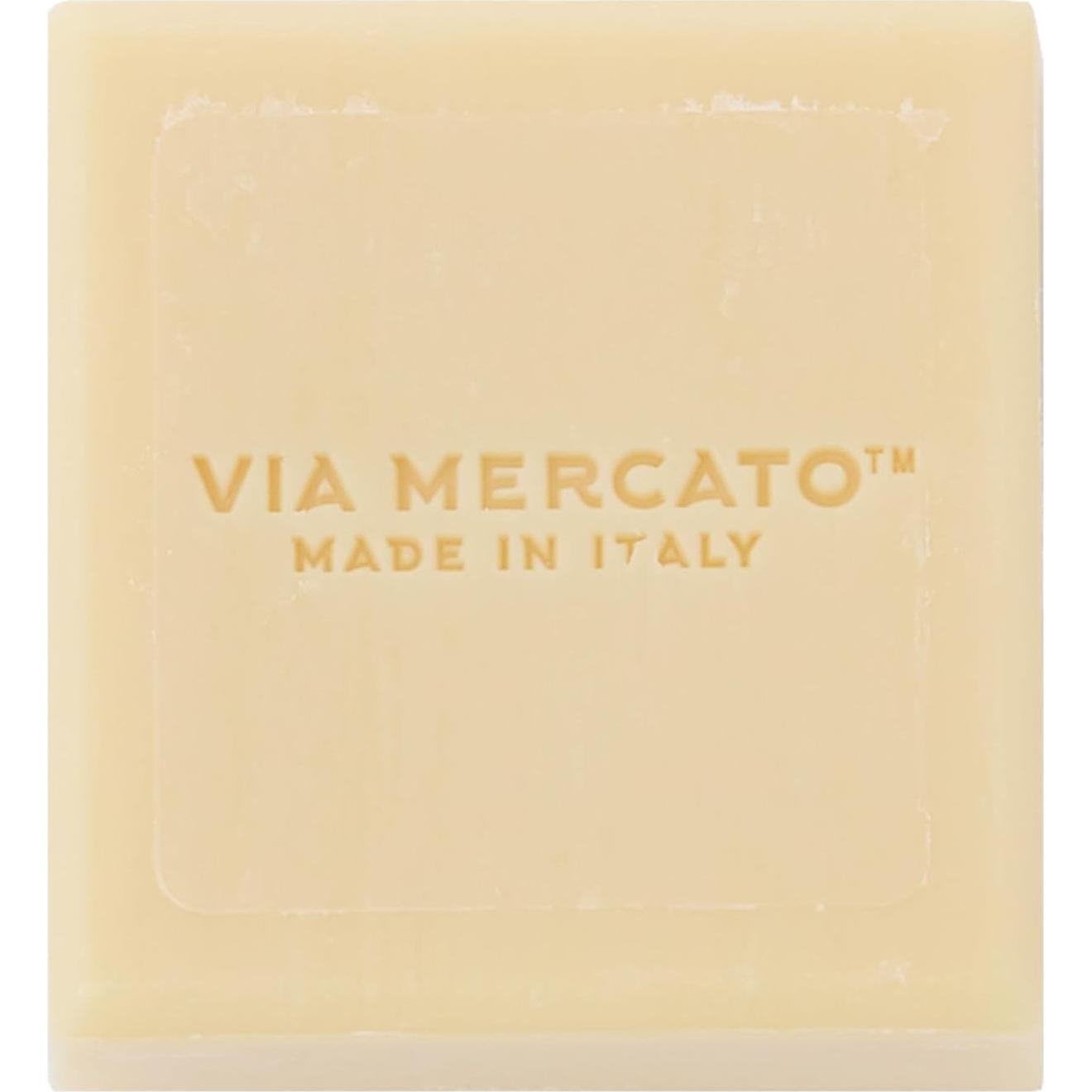 Jabón Italiano de Viaje Via Mercato 50g Clavo Vainilla Naranja