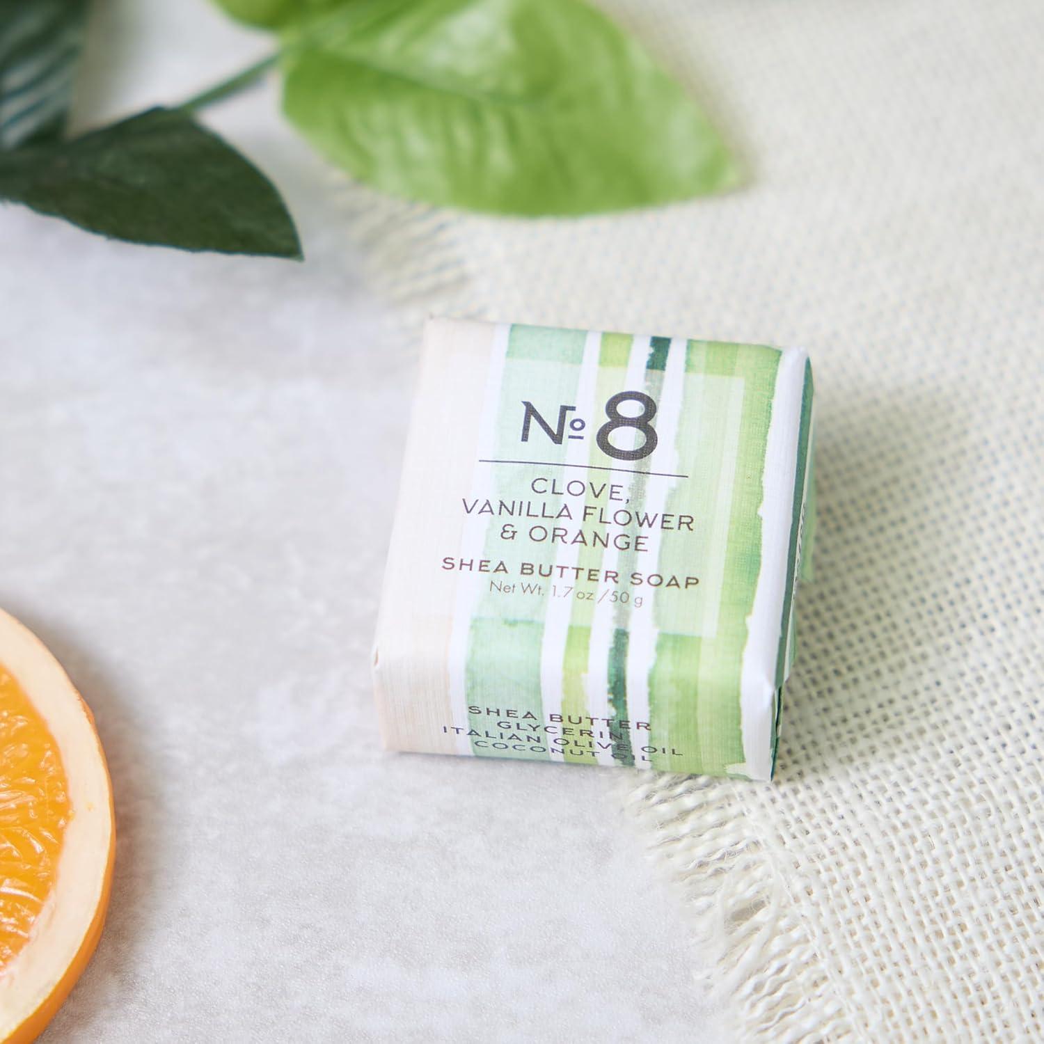 Jabón Italiano de Viaje Via Mercato 50g Clavo Vainilla Naranja