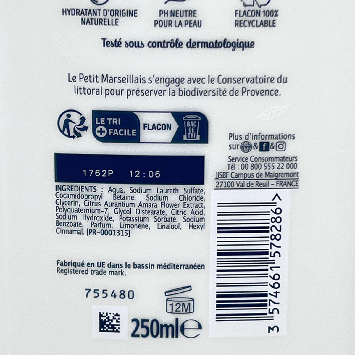 Gel de Ducha Le Petit Marseillais 250ml Flor de Naranjo