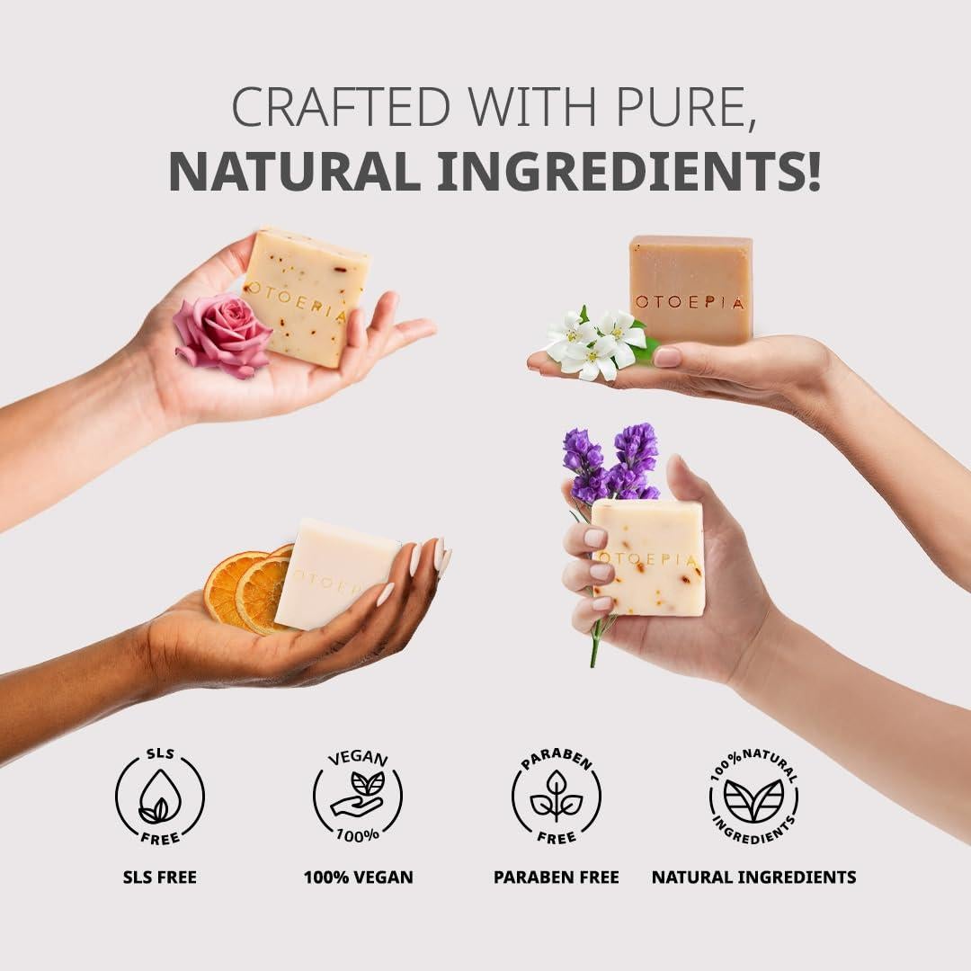 Barras de Jabón Natural Otoepia - Pack 8 Aromas Hidratantes