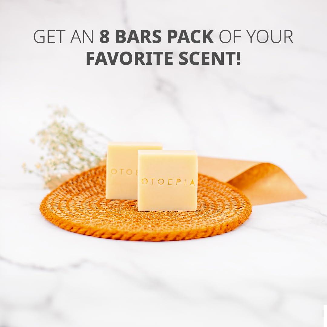 Barras de Jabón Natural Otoepia - Pack 8 Aromas Hidratantes