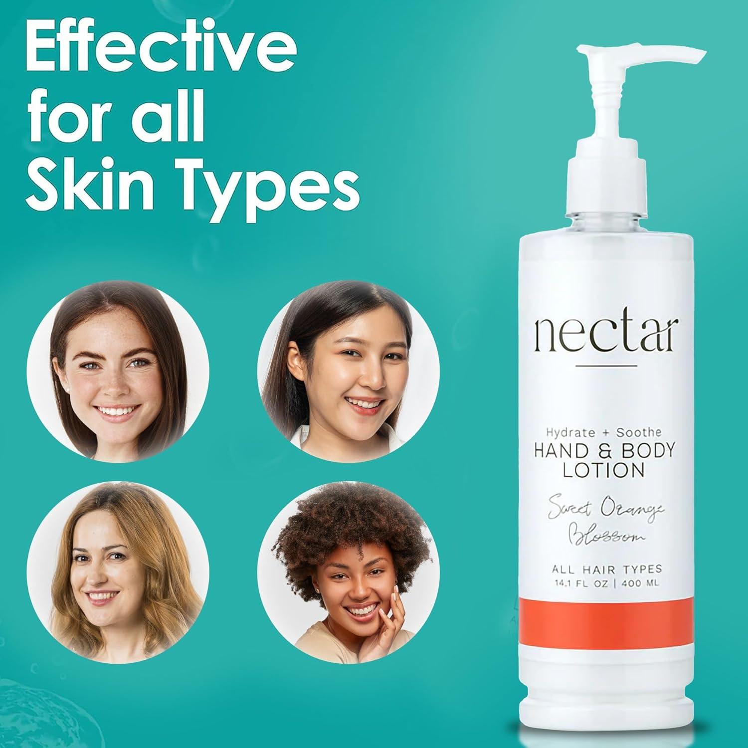 Loción hidratante para manos y cuerpo Nectar 414 ml - Floral