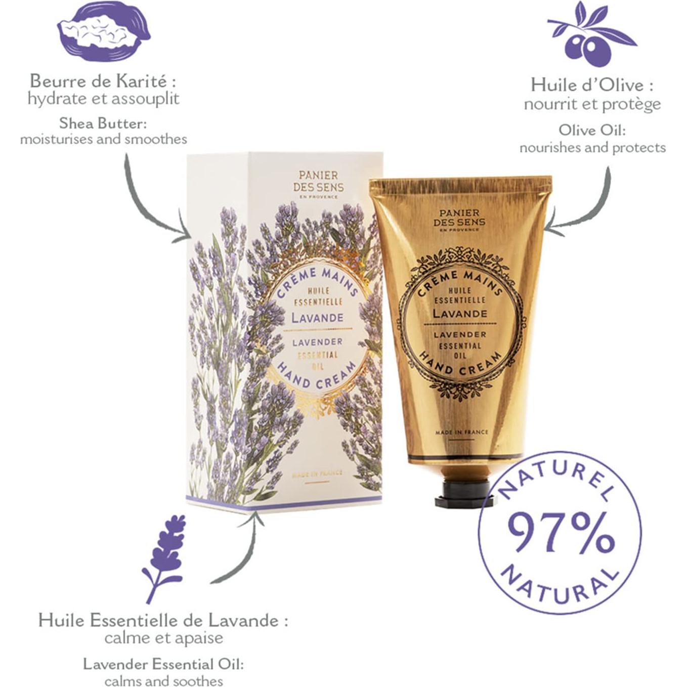 Crema de Manos Hidratante Provenza Lavanda Naranja 74.8ml