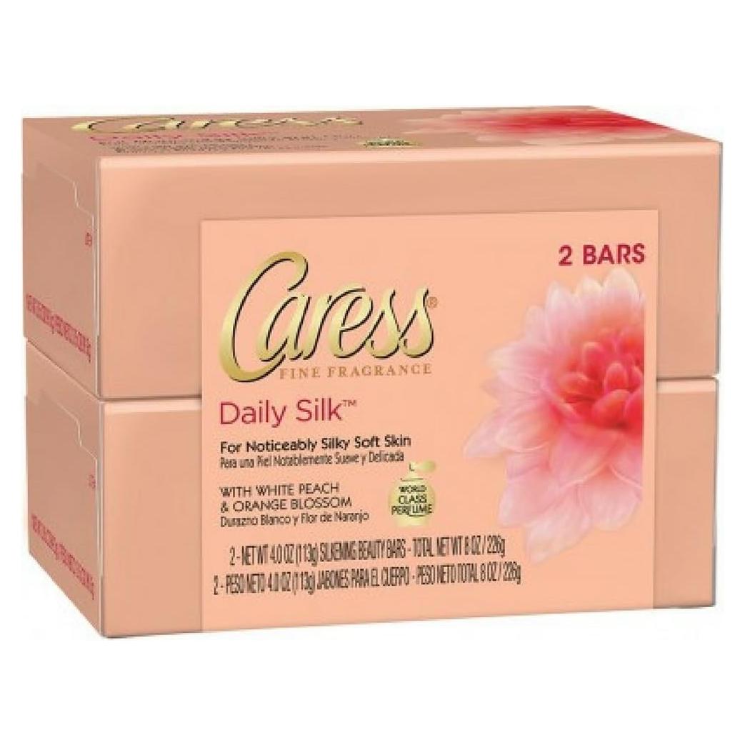 Barras de Belleza Caress Daily Silk 120 g - 2 unidades