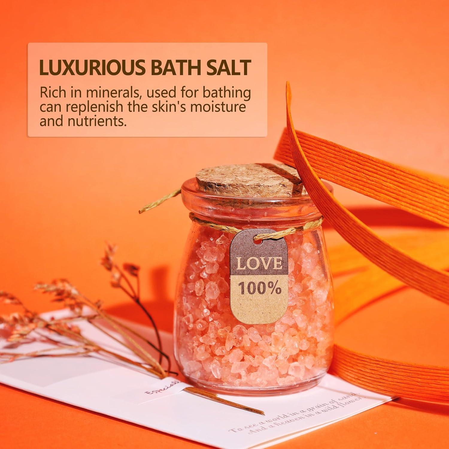 Set de Regalo de Cuidado Personal EOMEOH con Taza Naranja 7 Piezas