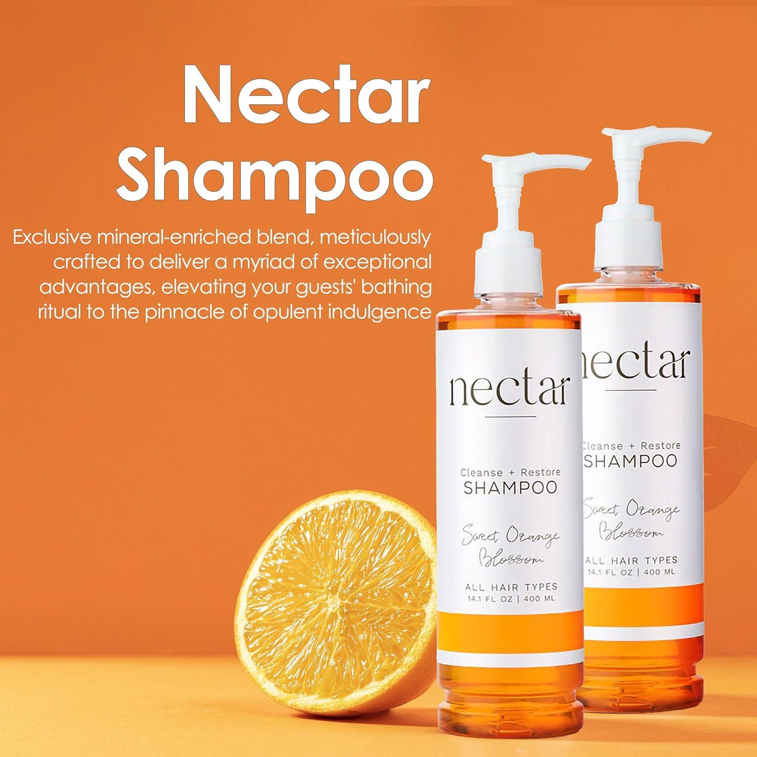 Champú Equilibrante Nectar World Amenities 400 ml - Flor de Naranja