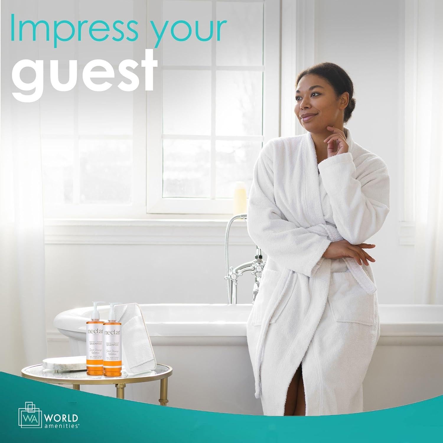 Champú Equilibrante Nectar World Amenities 400 ml - Flor de Naranja