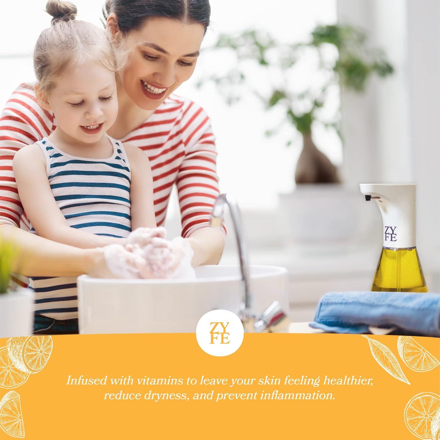 Jabón Líquido Hidratante ZYFE 1.81L Citrus Bask con Vitaminas