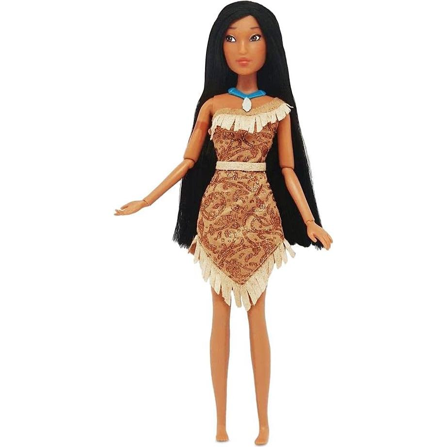 Muñeca Clásica Disney Pocahontas 28 cm con Cepillo y Accesorios