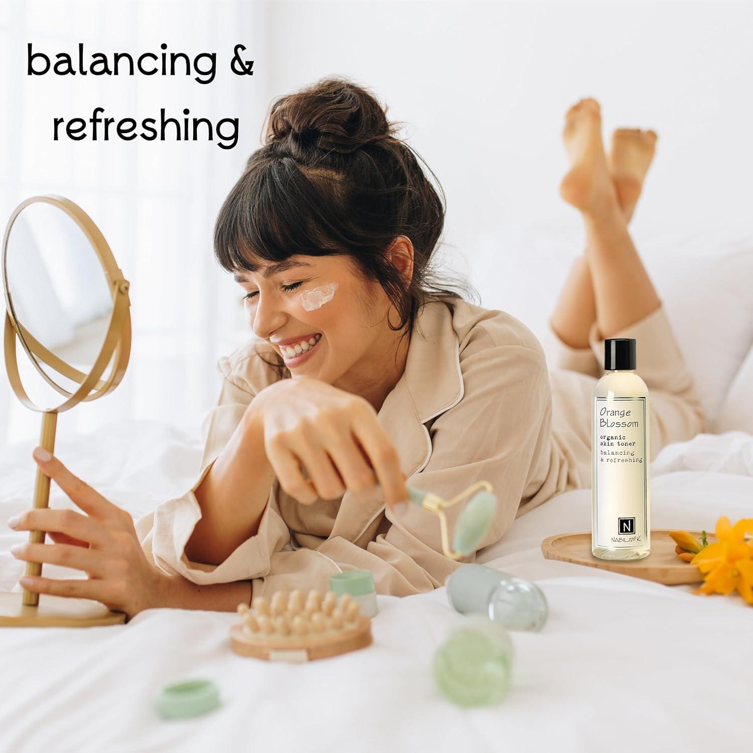 Tónico Facial Orgánico Nabila K Flor de Naranja 68g