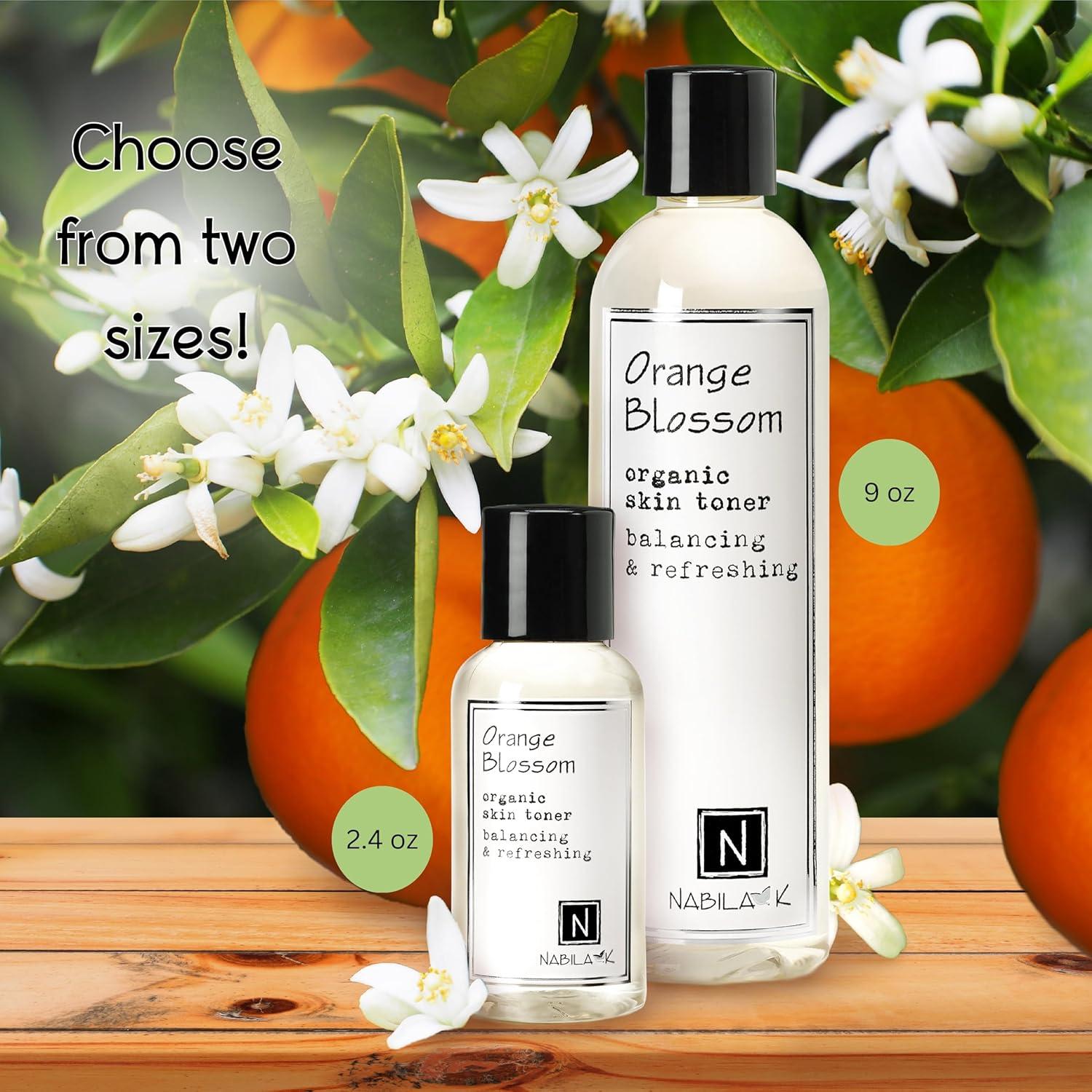 Tónico Facial Orgánico Nabila K Flor de Naranja 68g