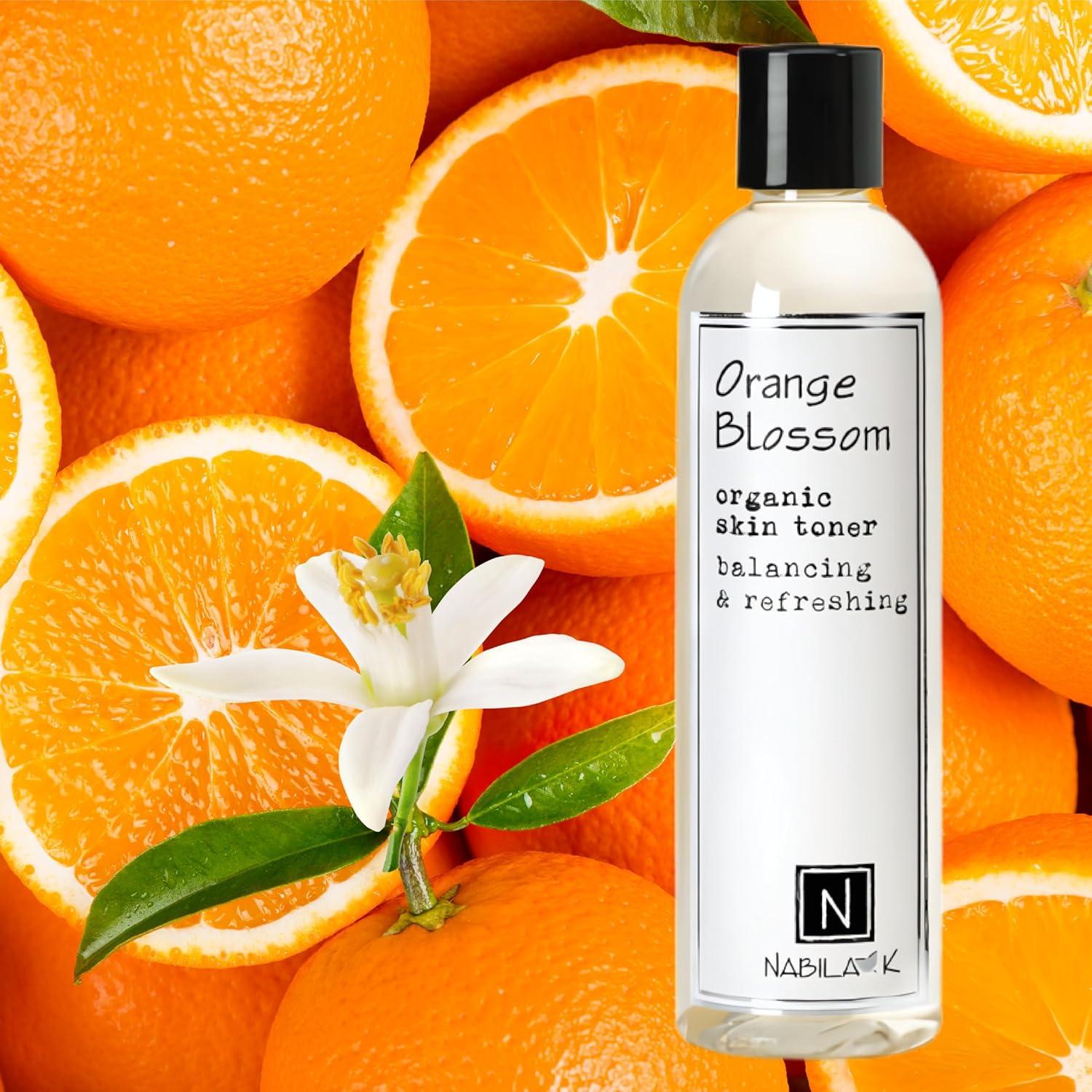 Tónico Facial Orgánico Nabila K Flor de Naranja 68g