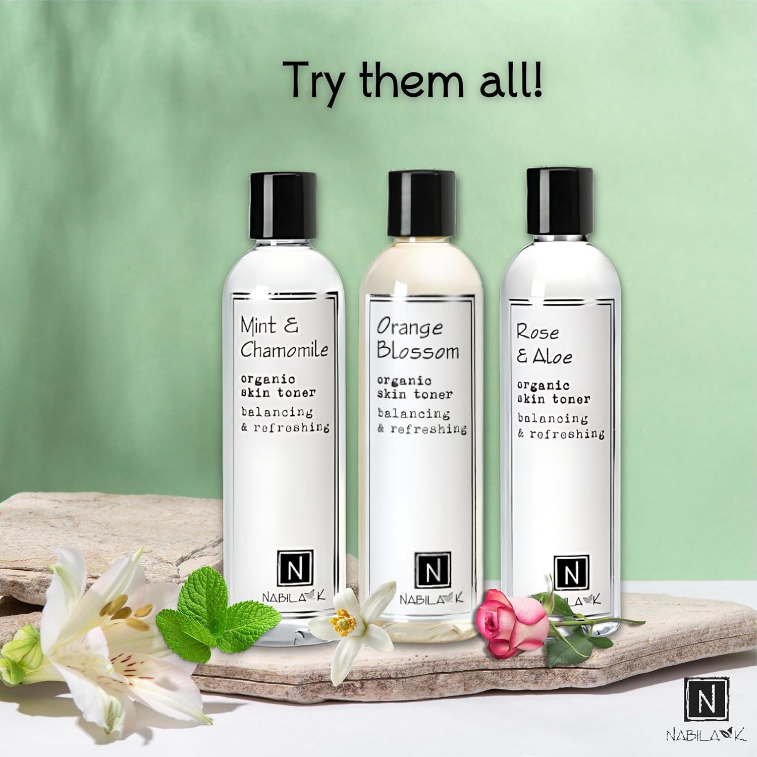 Tónico Facial Orgánico Nabila K Flor de Naranja 68g