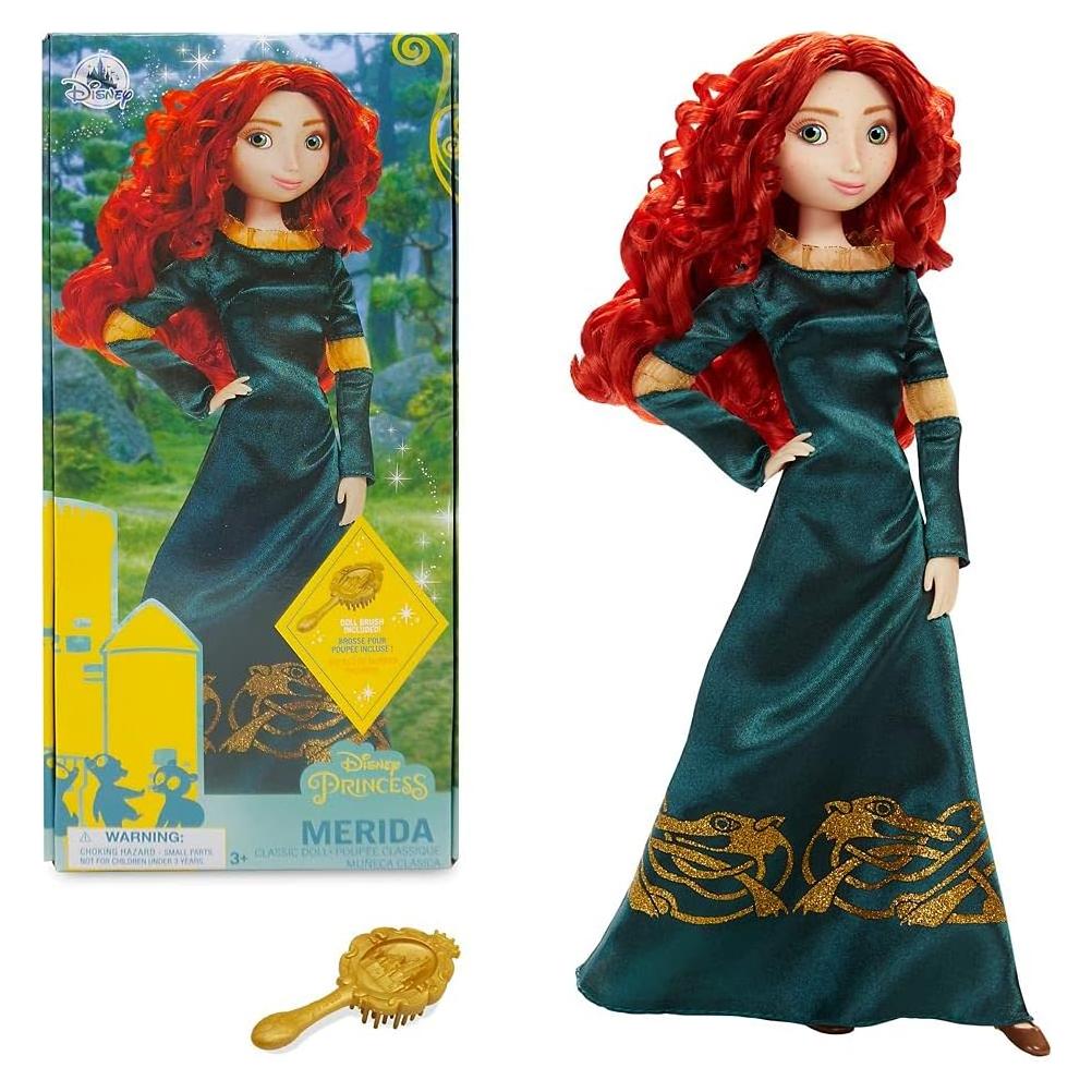 Muñeca Clásica de Princesa Disney Merida 27.94 cm Posable